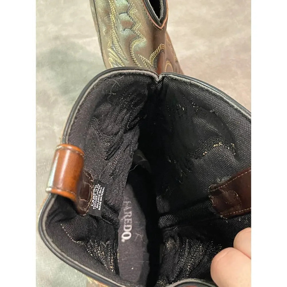 Laredo Mens Pinehurst Western Boot 10 EW Brown Leather Cowboy - Picture 8 of 8